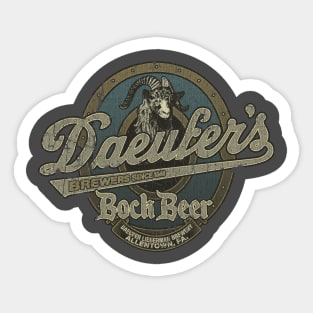 Daeufer's Bock Beer 1848 Sticker